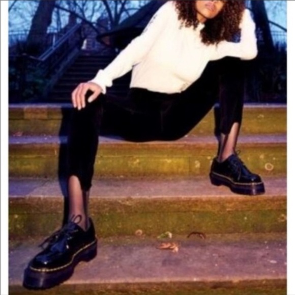 Paige High Rise Velvet Stirrup Jeans - Picture 3 of 11